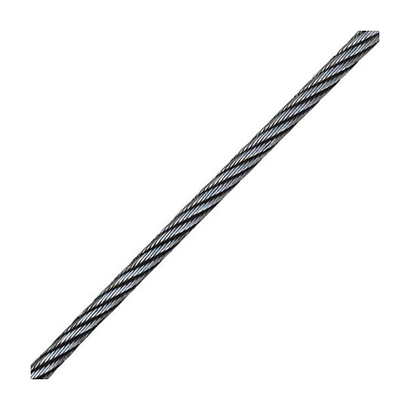 Verdichtetes Stahl-Windenseil 6 x 26 WS, 9 mm, 9,1 t, 100 m