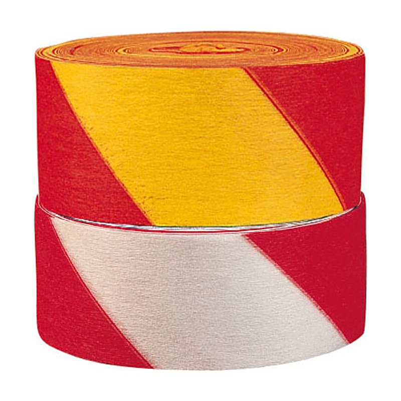 Markierungsband aus Papier, weiß-rot