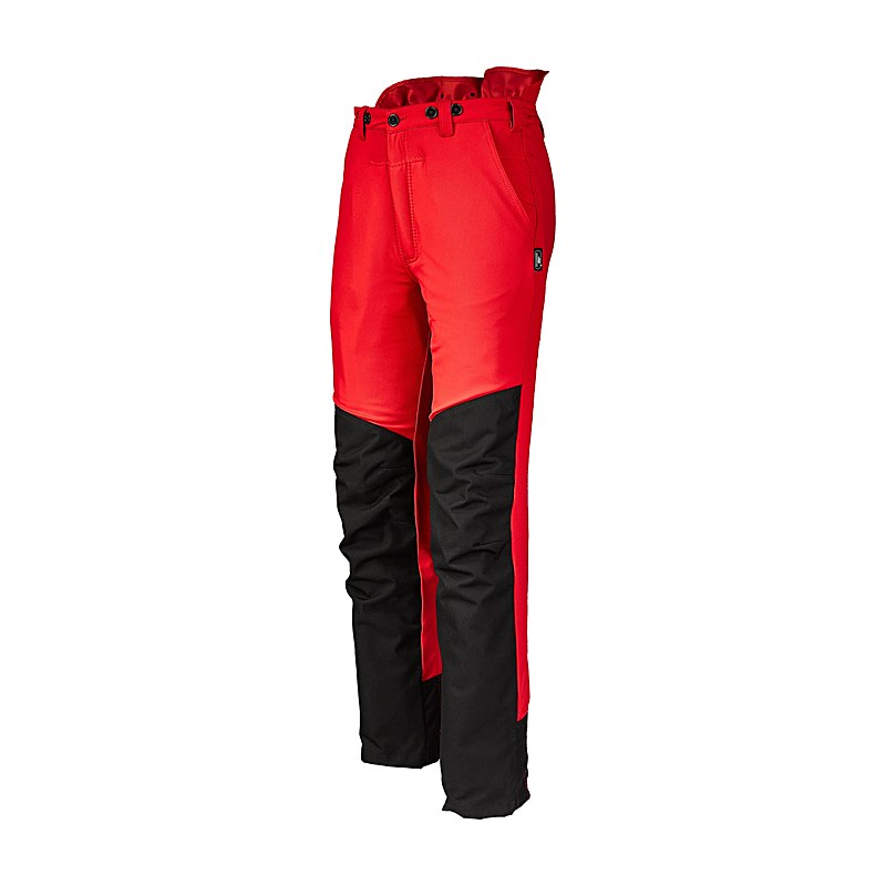 SIP Protection Schnittschutz-Bundhose Flex, red-hi-vis yellow, Größe L