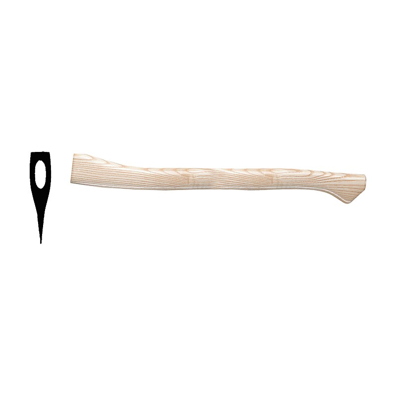 Ersatzstiel für Sappies mit ovalem Auge, Holzart Hickory
