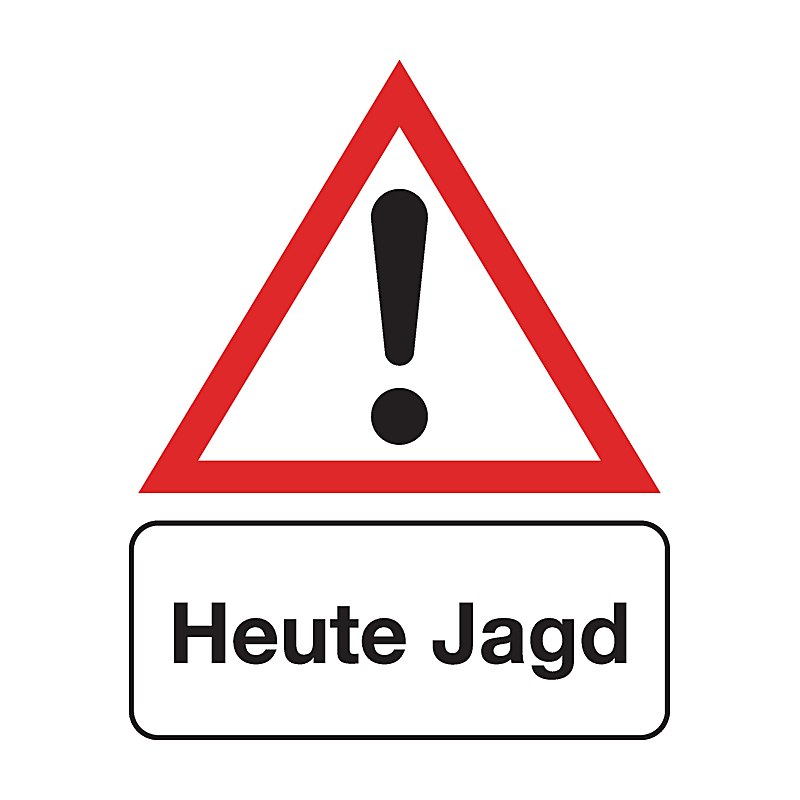Absperrbanner Jagd