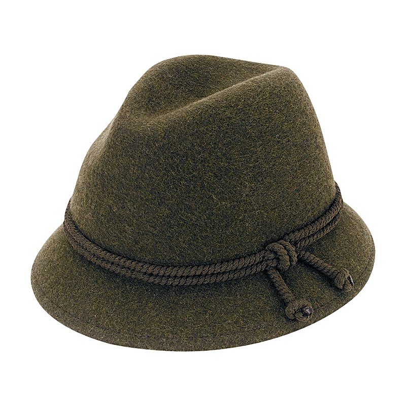 Jagdhund Filzhut Linz, grün, Größe 60