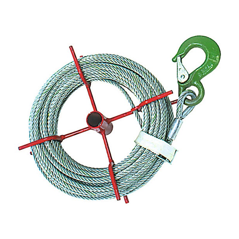 Handhaspel für Seilzugseile bis 16 mm