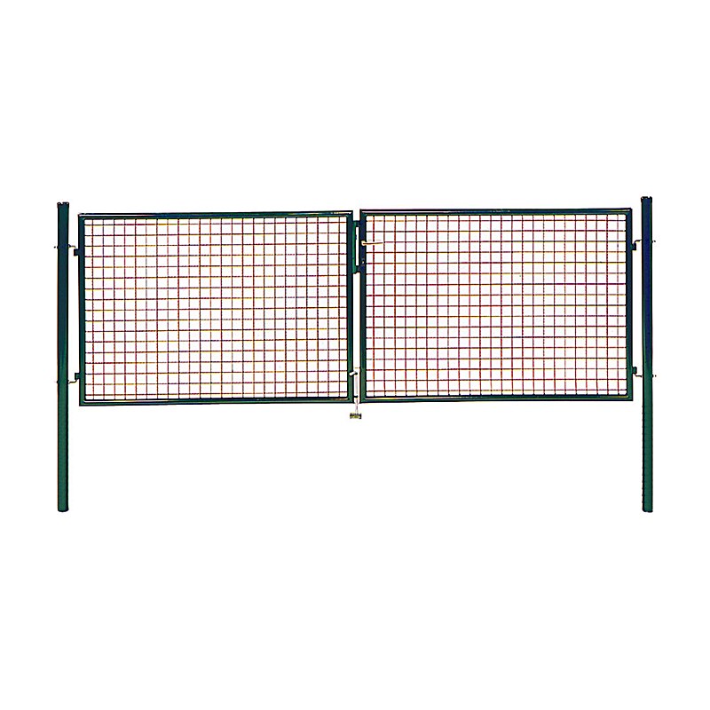 Doppeltore, verzinkt, grün beschichtet, 100 cm