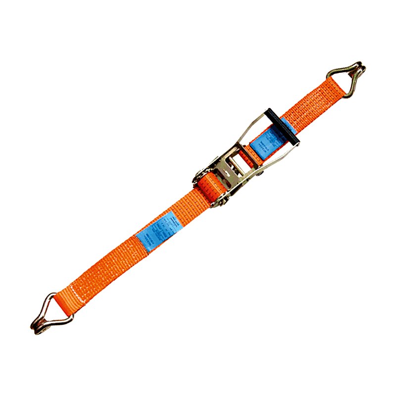 Zurrgurt mit Druckratsche und Spitzhaken nach EN 12195-2, 8 m