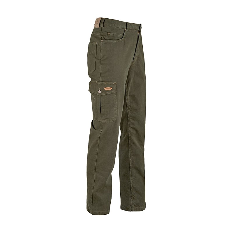Hubertus Herren-Jagdjeans Stretch, oliv, Größe 68