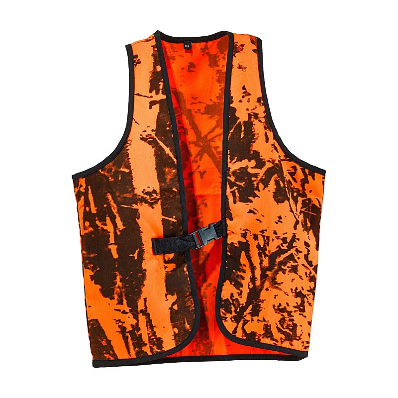 Kinder-Warnweste, orange, Größe 176
