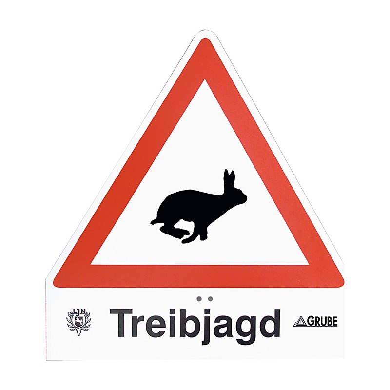 Treibjagdschild Light Hase