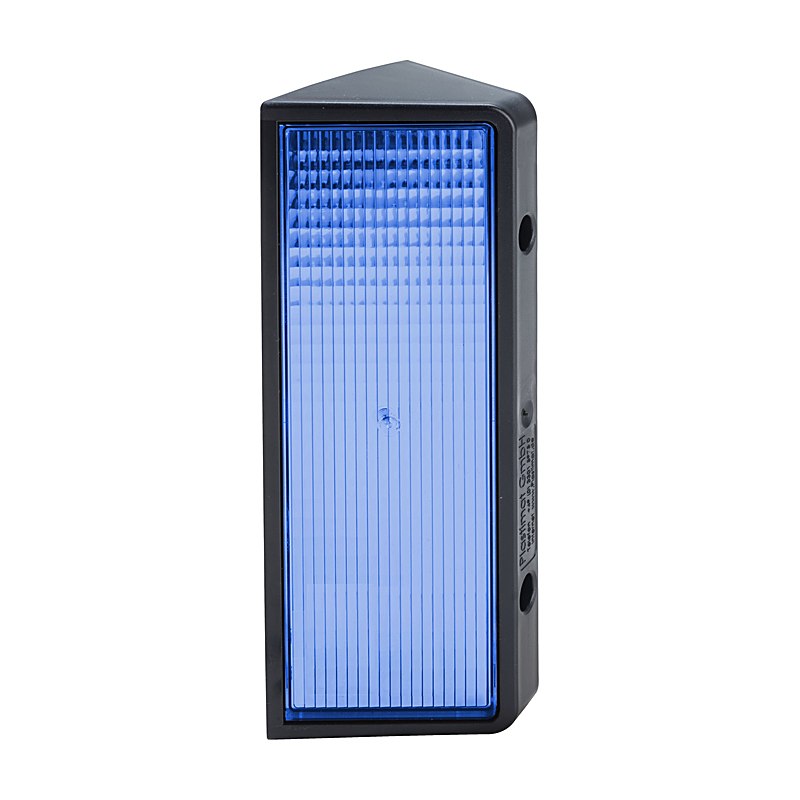 Wildwarn-Spiegelreflektor, blau