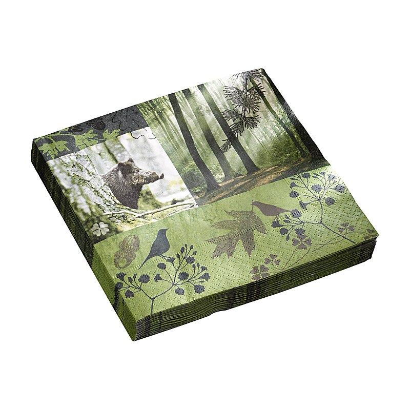 Servietten Waldmotiv
