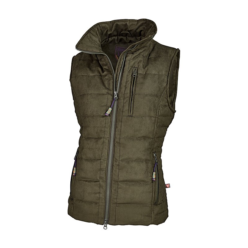 Hubertus Damen-Steppweste Primaloft, oliv, Größe 48