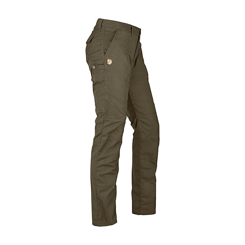 Fjällräven Damenhose Sörmland Tapered Winter, dark olive, Größe 48