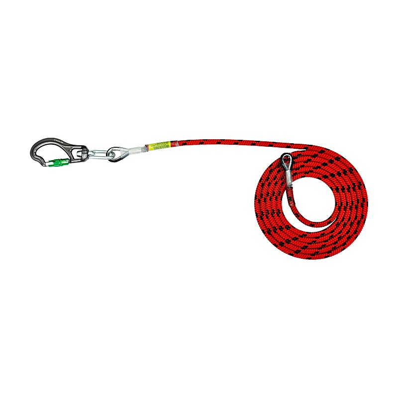 Tree Runner Stahlhalteseil Super Flex Sidewinder 12,7 mm, rot-schwarz, 3,0 m