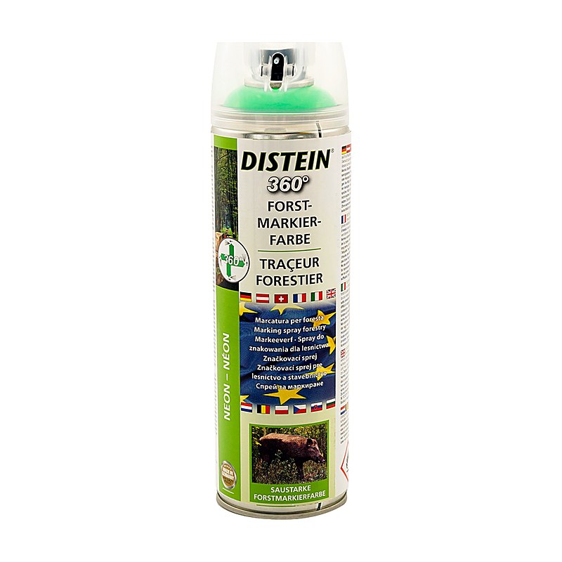Distein Forstmarkierfarbe Ergonom 360°, neongrün