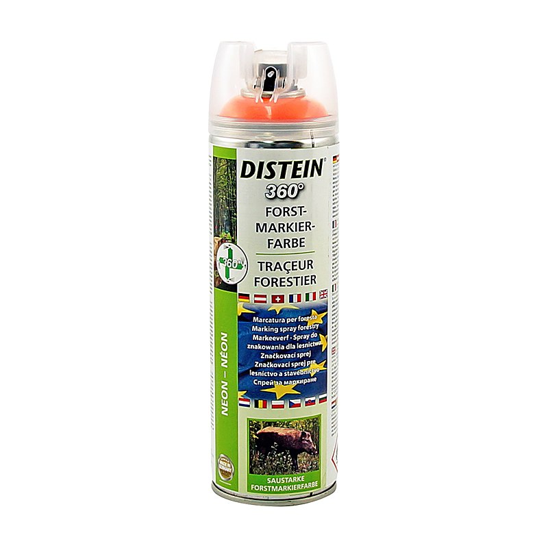 Distein Forstmarkierfarbe Ergonom 360°, neonorange