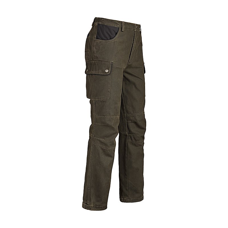 Hubertus Herren-Canvas-Sommer-Jagdhose, oliv, Größe 64