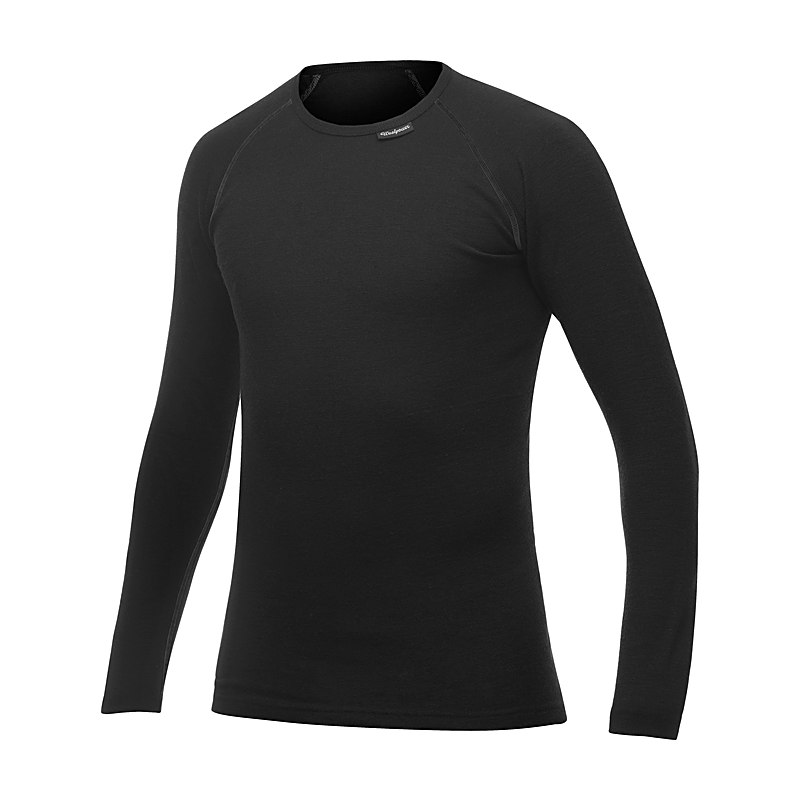 Woolpower Unterhemd Crewneck Lite, schwarz, Größe XXL