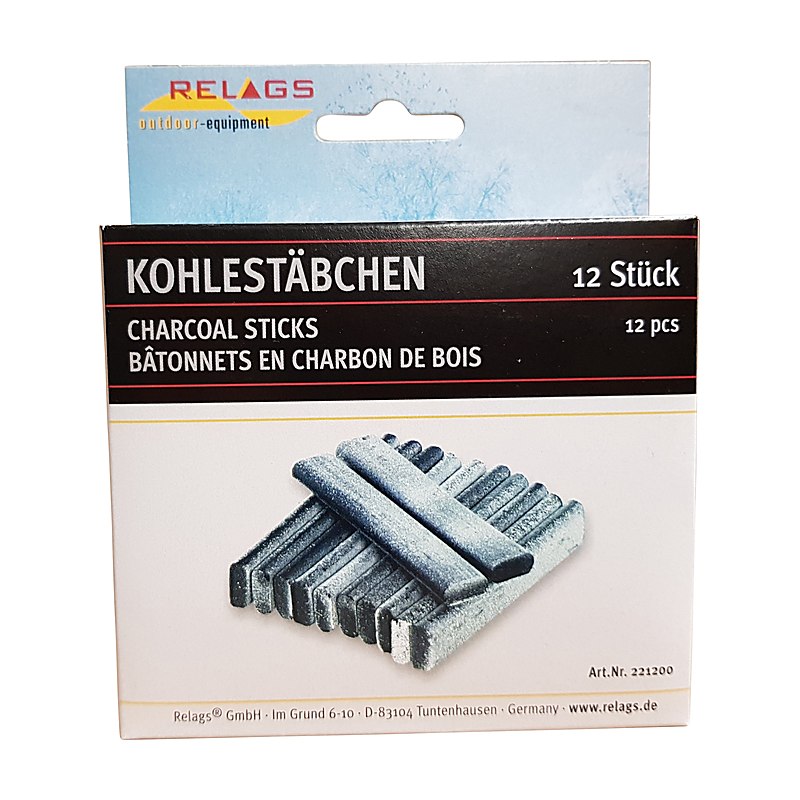 Holzkohlestäbchen für Taschenofen
