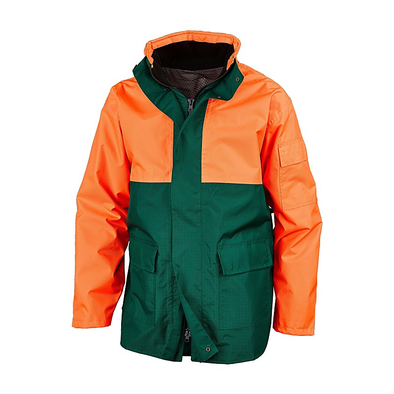 Regenjacke Active, grün-orange, Größe XXL