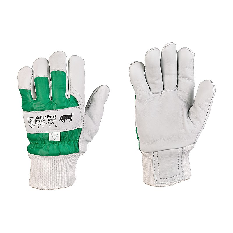 Keiler Handschuhe Keiler Forst, grün, Größe 12
