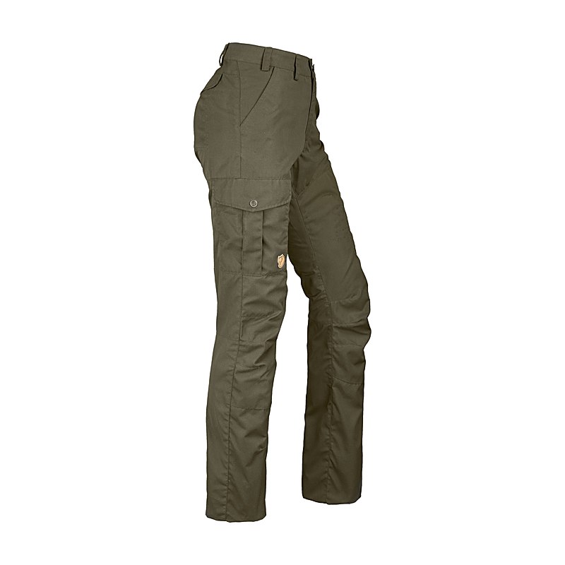 Fjällräven Damenhose Karla Pro Curved, dark olive, Größe 48