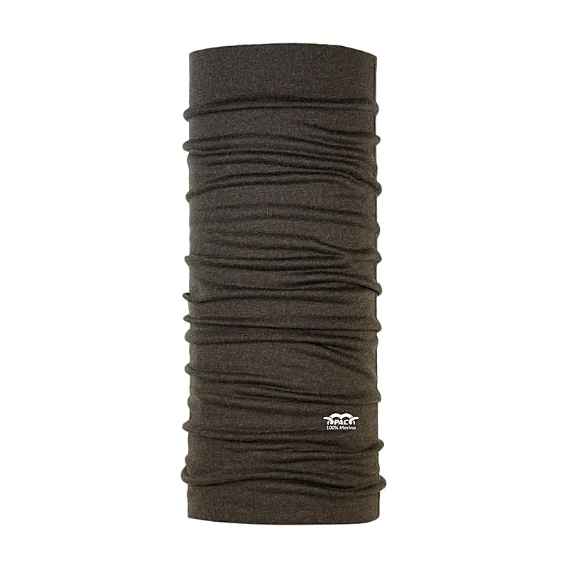 P.A.C. Multifunktionstuch Merino, seal brown, Größe one size