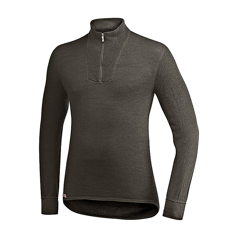 Woolpower Langarmshirt 400, pine green, Größe L