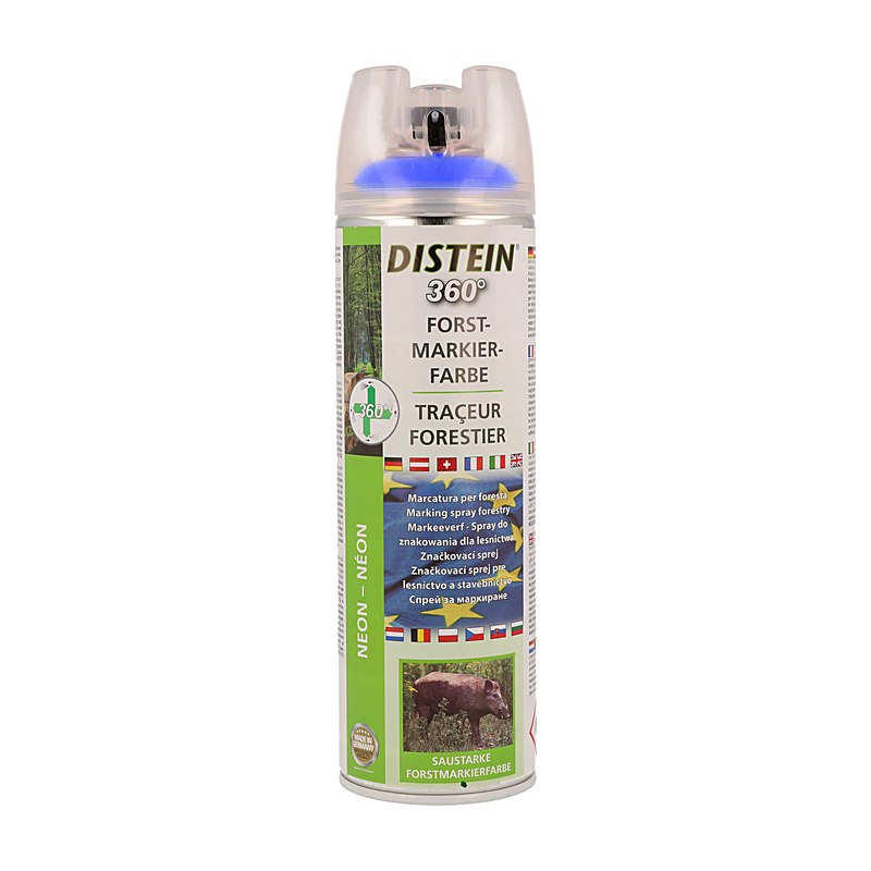 Distein Forstmarkierfarbe Ergonom 360°, neonblau
