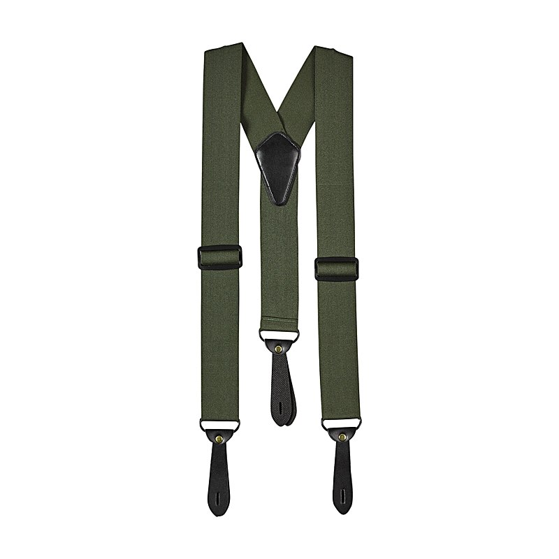 Swedteam Hosenträger mit Schlaufen, hunting green, Größe one size