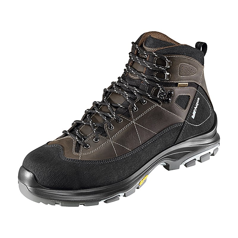Lupriflex Sicherheitsschuhe Nature Aqua Mid, braun, Größe 47