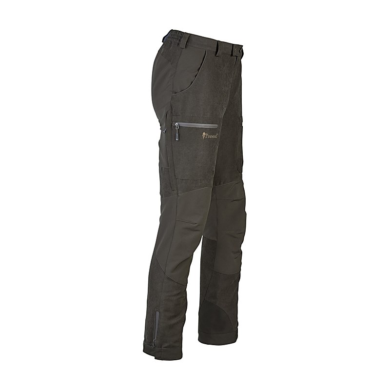 Pinewood Herren-Jagdhose Caribou Hunt Extrem, suede brown-d.olive, Größe 60