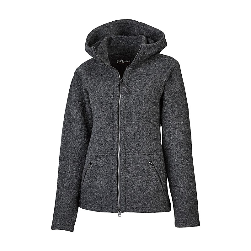 Mufflon Damenjacke Jula, anthra, Größe XL