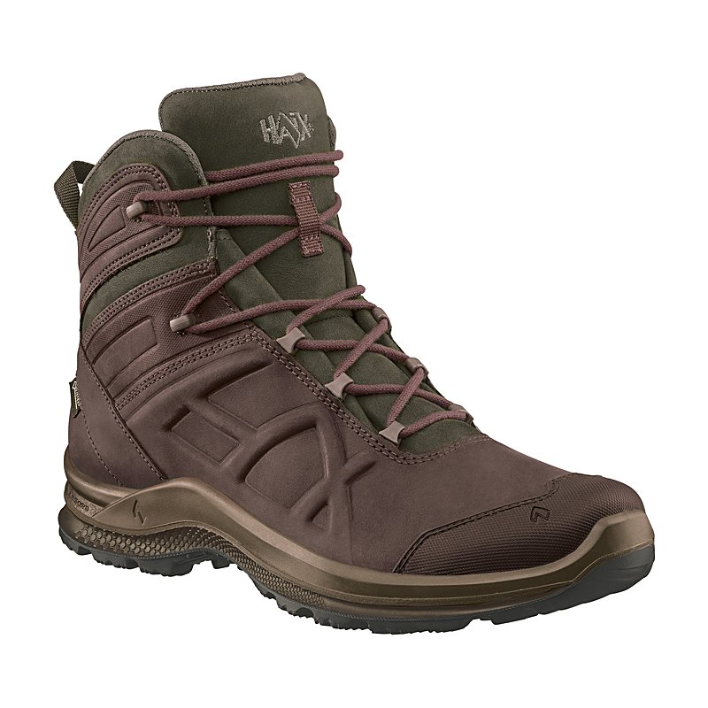 Haix Herren-Jagdschuhe Black Eagle Nature GTX mid, braun-oliv, Größe 9,5