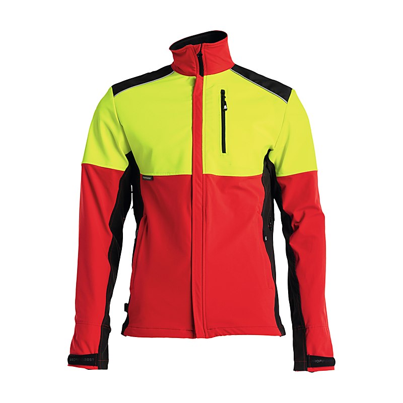 Profiforest Waldarbeitsjacke Comfort, rot-gelb, Größe XXL