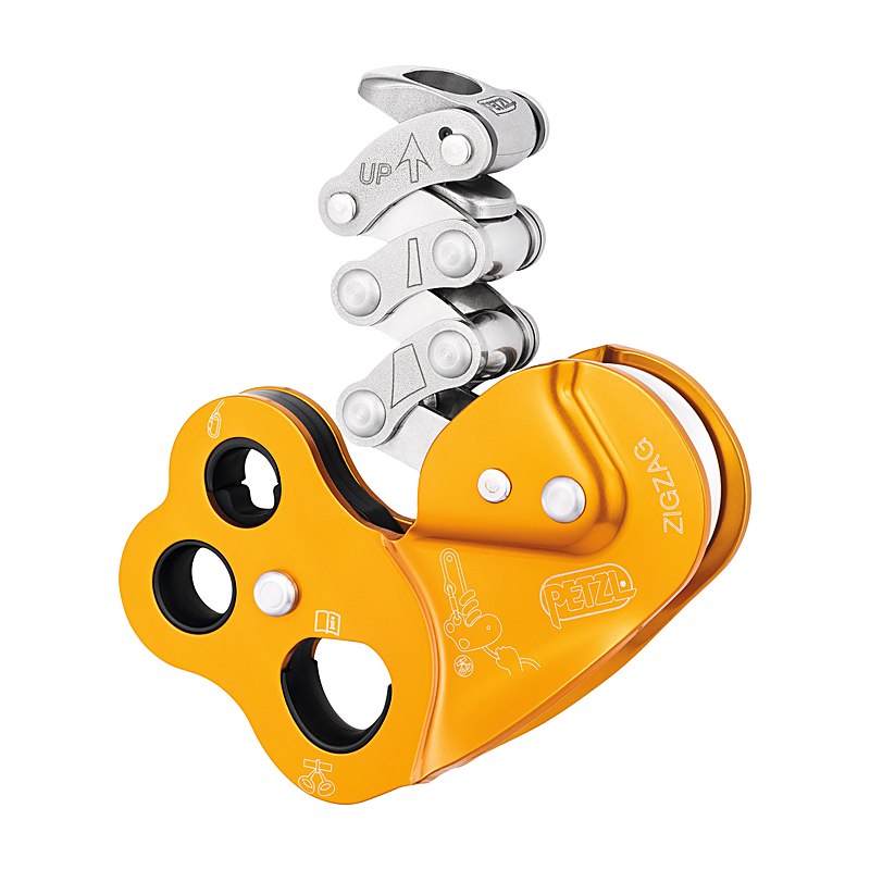 Petzl Abseilgerät ZigZag, Gewicht 365 g
