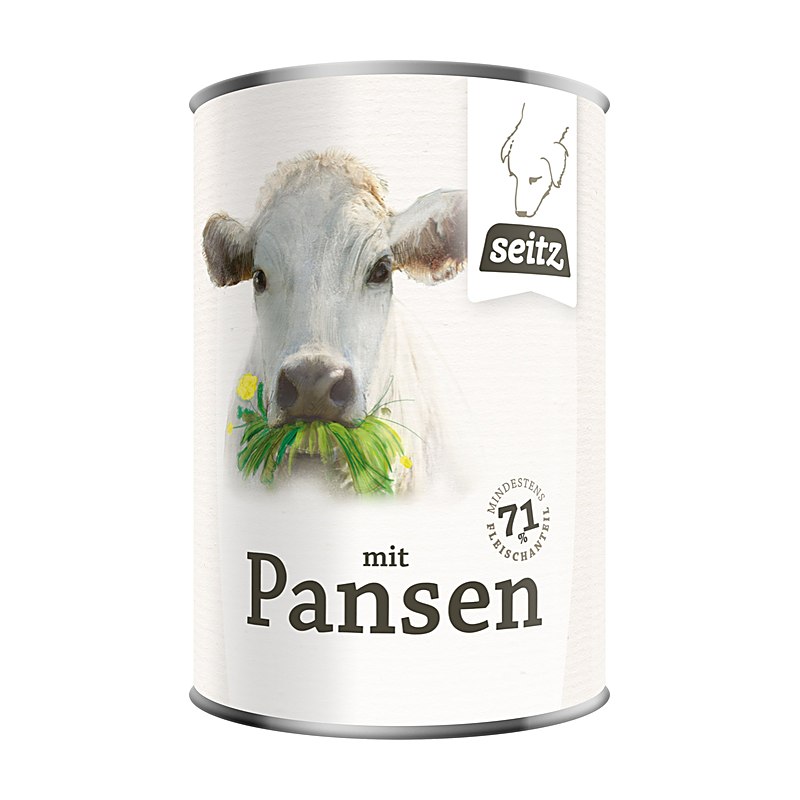 Seitz Dosennahrung 6 x mit Pansen, 6 x 400 g