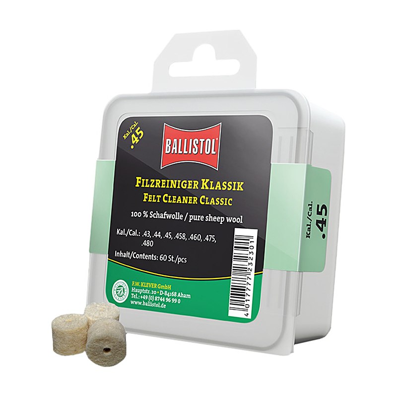 Ballistol Filzreiniger Klassik, Dose à 60 Stück, Kaliber .43