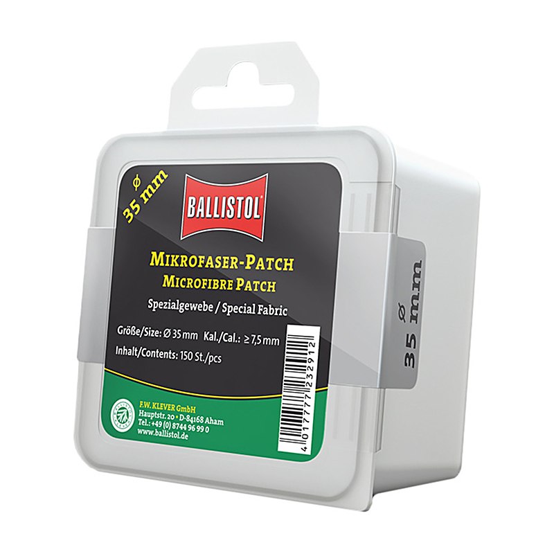 Ballistol Mikrofaser-Patches, Ø 35 mm, Packung à 150 Stück
