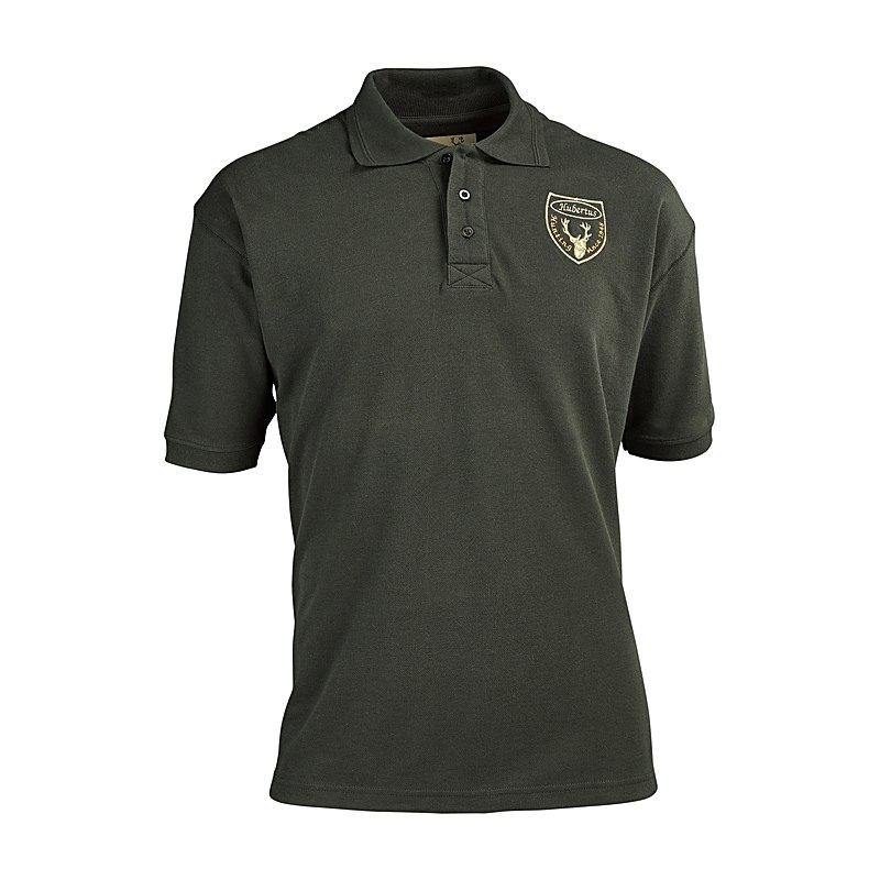 Hubertus Herren-Poloshirt Piqué, dunkeloliv, Größe XXL