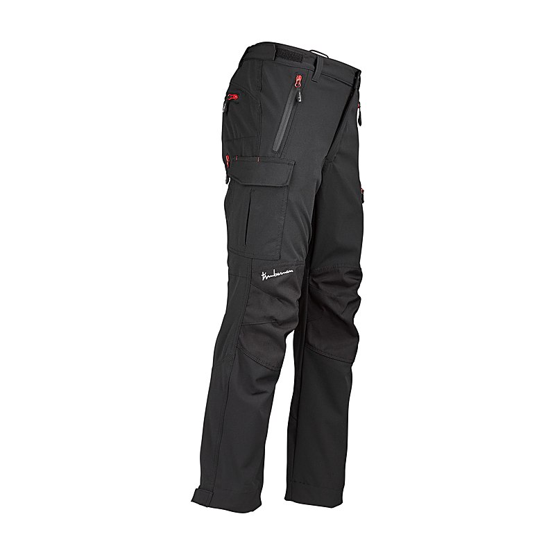 Timbermen Outdoorhose Light, schwarz, Größe M + 5 cm