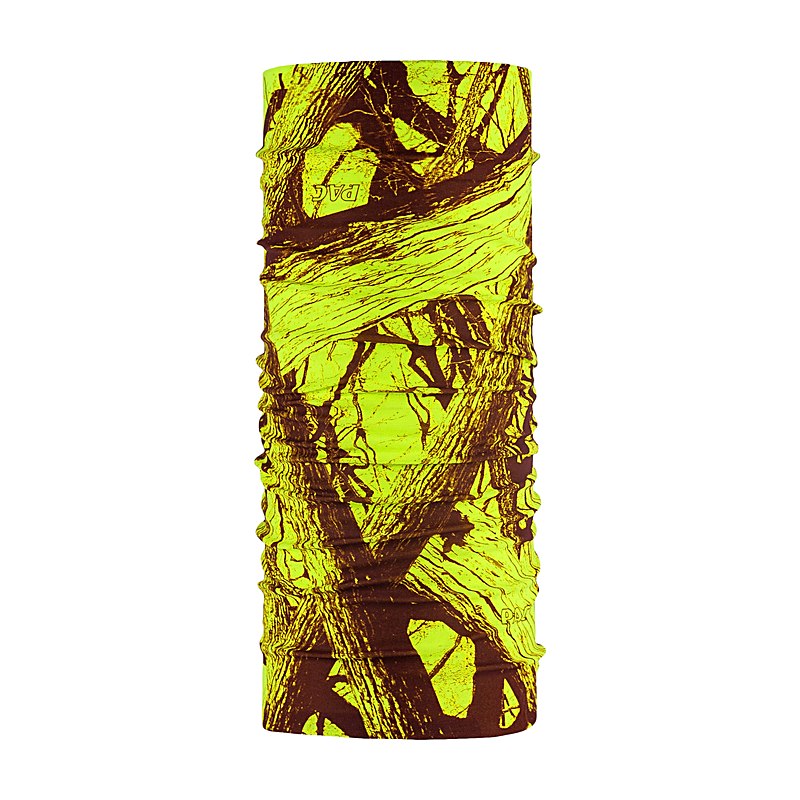 P.A.C. Multifunktionstuch Original, camouflage neon yellow, Größe one size