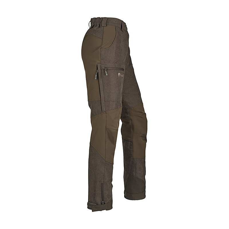 Pinewood Damen-Jagdhose Caribou Hunt, suede brown-dark olive, Größe 46