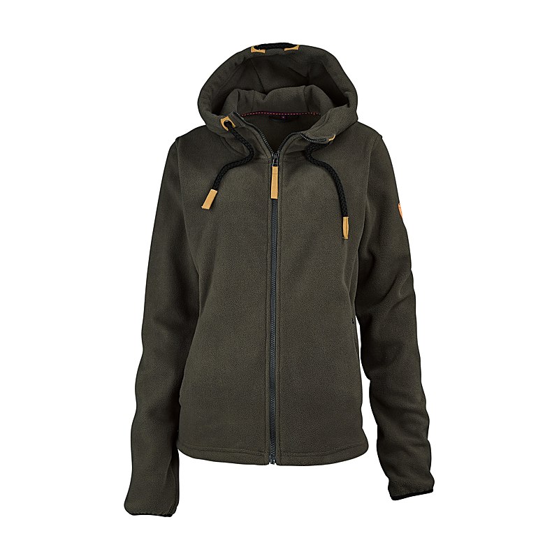 Hubertus Damen-Fleecejacke, oliv-braun, Größe XXL