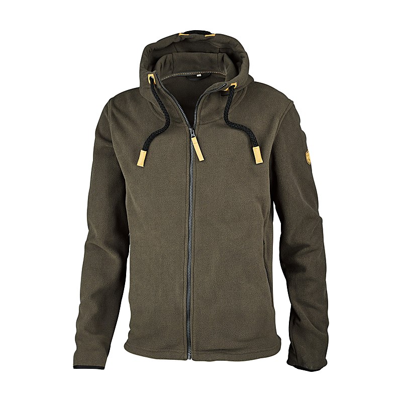 Hubertus Herren-Fleecejacke, oliv-braun, Größe XXL