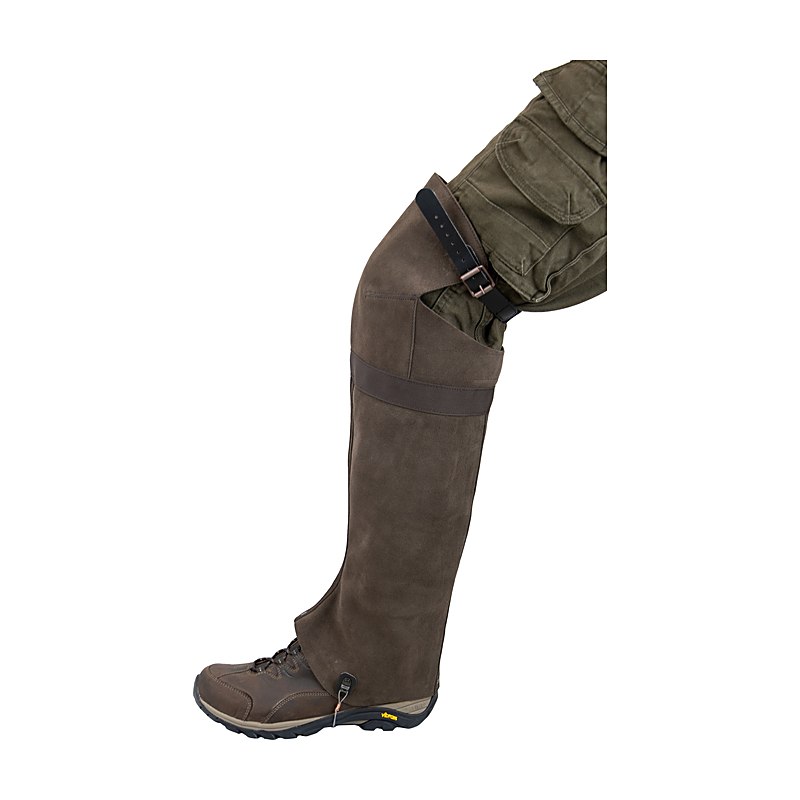 Meindl Overknee-Ledergamaschen, Reißverschlusslänge 45 cm