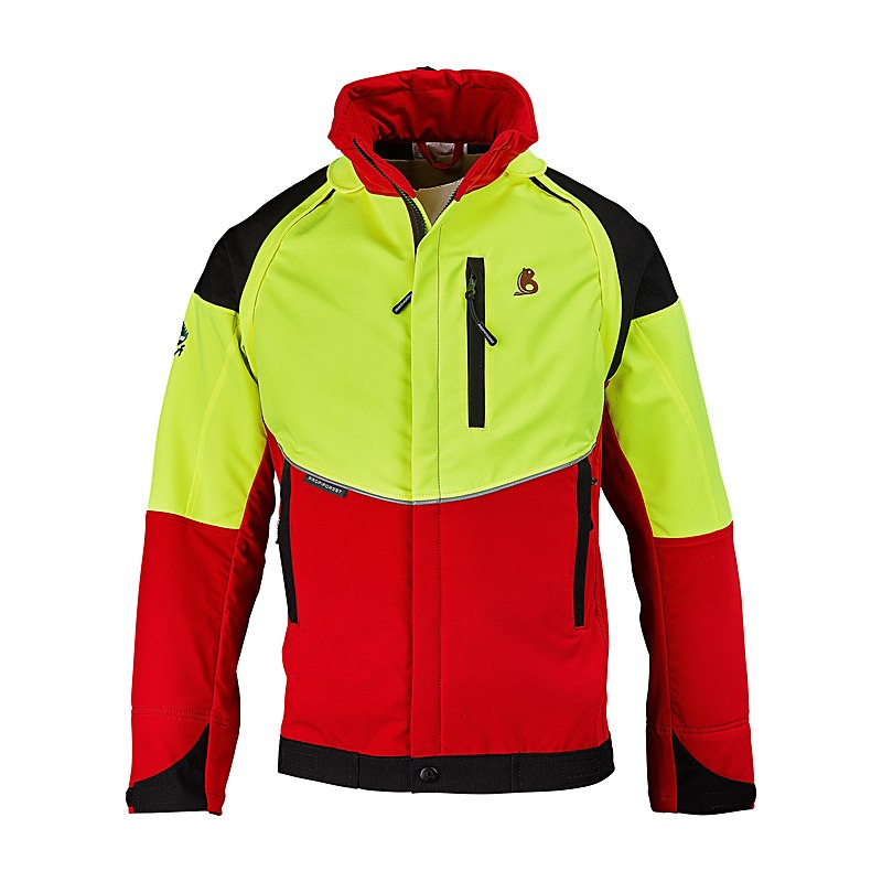 Profiforest Waldarbeitsjacke Air+, rot-gelb, Größe XXS
