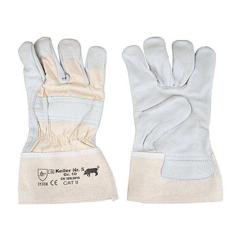 Keiler Handschuhe Keiler Nr. 5, weiß, Größe 7