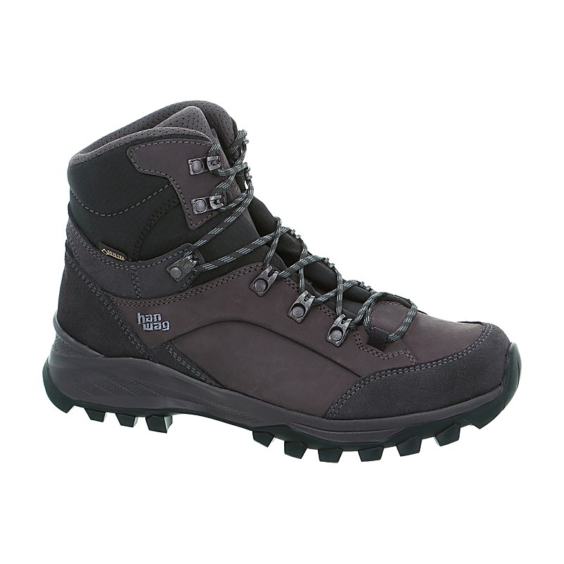 Hanwag Herren-Wanderschuhe Banks GTX, asphalt-asphalt, Größe 12