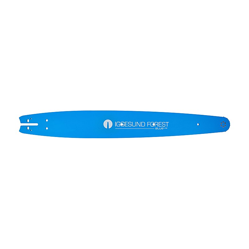 Iggesund Blue Line Harvesterschiene 2,0 mm, Treibglieder 109 – 112, Schienenaufnahme 4-Loch, 100 cm
