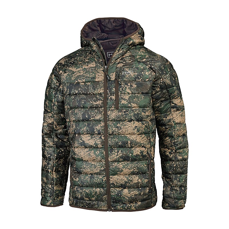 Hart Herren-Steppjacke Alpine-J, pixel forest, Größe XXL